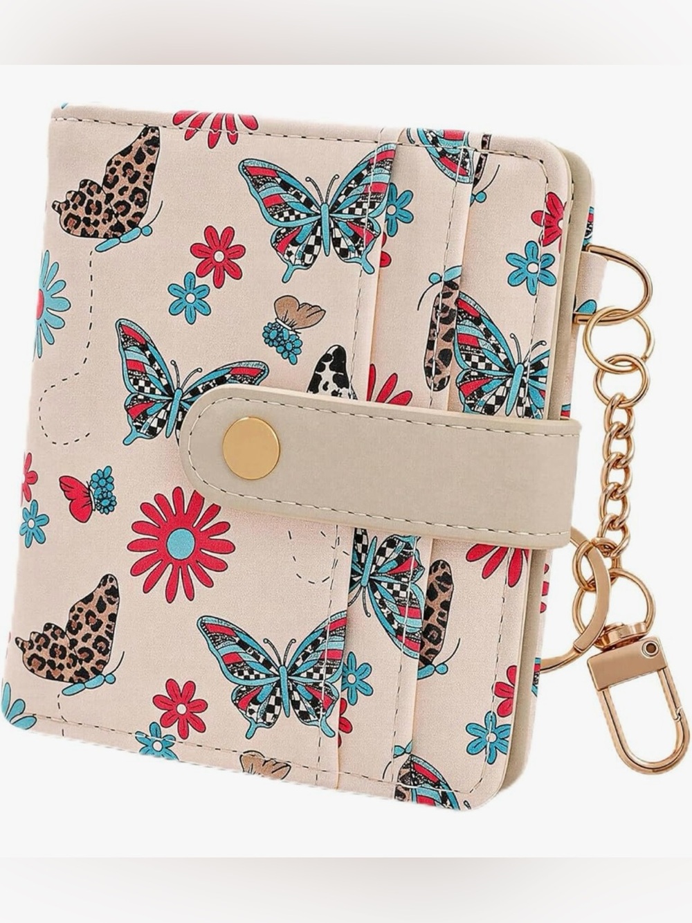 Butterfly Wallet Women, Rfid Blocking Womens Wallet with Credit Card Holder,